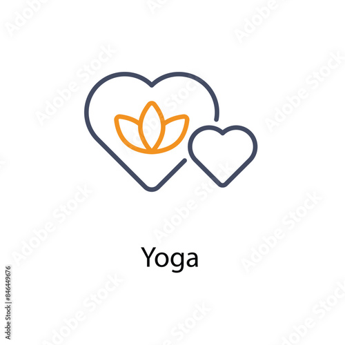 Yoga vector icon 