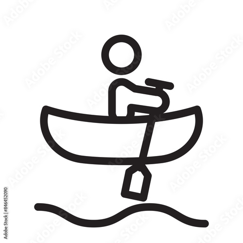 canoeing icon