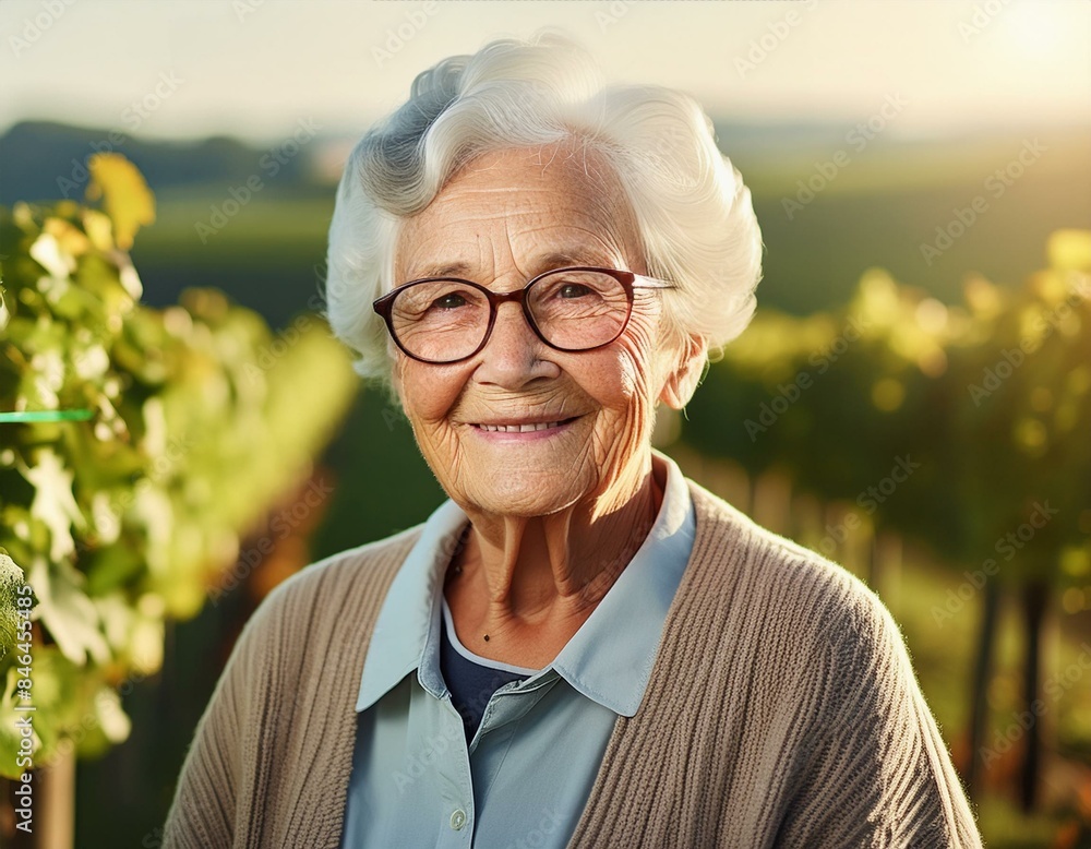 Belle femme de 80 ans, avec une pose naturelle Stock Photo | Adobe Stock