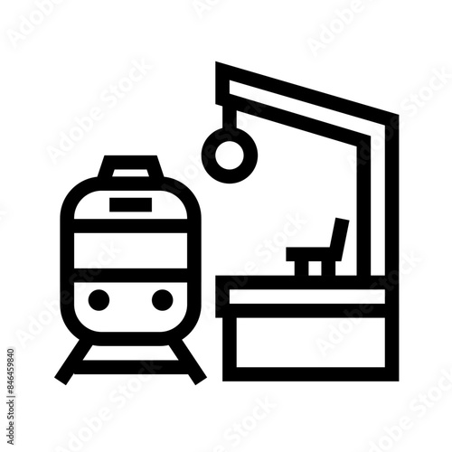 train stop icon