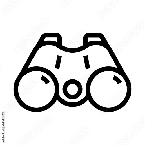 binoculars outline