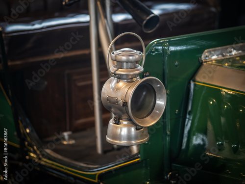 Retro and vintage old-timer car .