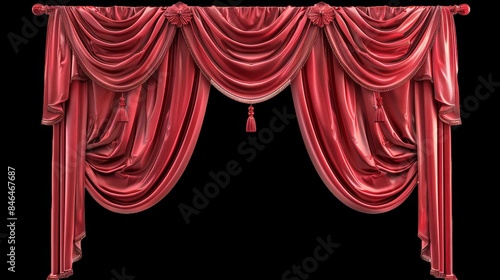 red velvet curtain png photo