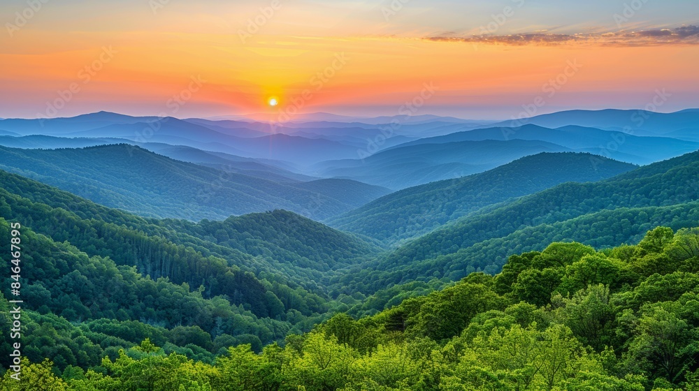 Sunrise View in the Valley Sunrise View in the Valley
