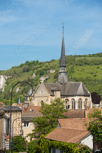 Old Church in Les Andelys, France