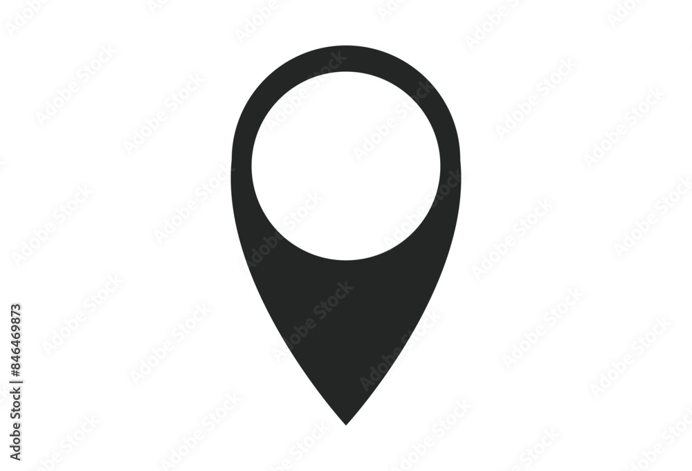 Map marker icon in vector, red Point. Map marker icon in vector, red Point.