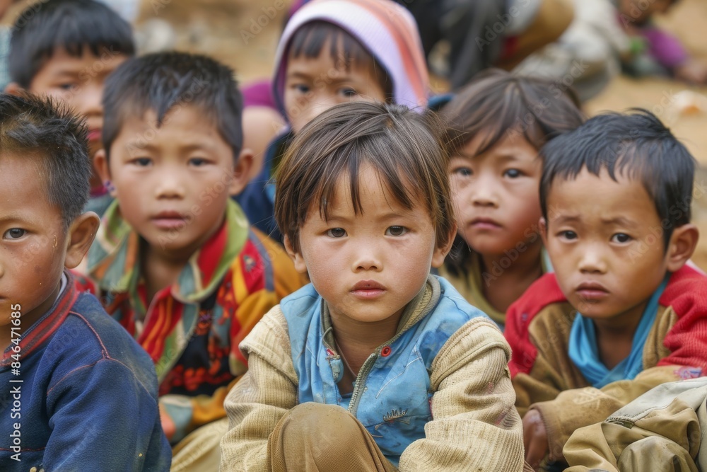 Unidentified Nepalese children in Pokhara circa January 2017 in Pokhara. Unidentified Nepalese children in Pokhara circa January 2017 in Pokhara.