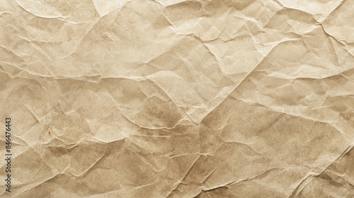 Wrinkled brown paper texture background, texture concept.  Background with copy space