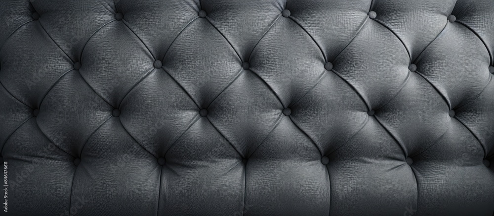 Gray upholstery fabric for a soft furnishings sofa with a visually appealing and comfortable design Includes copy space image Gray upholstery fabric for a soft furnishings sofa with a visually appealing and comfortable design Includes copy space image