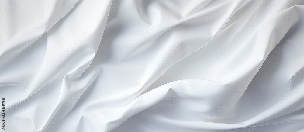 Copy space image of a crumpled white paper with a smooth texture Copy space image of a crumpled white paper with a smooth texture