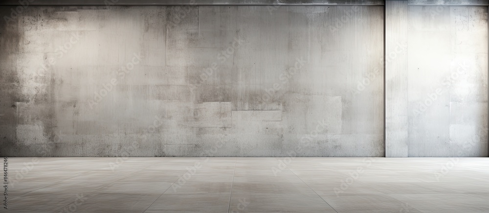Unfinished commercial area with bare concrete walls and no partitions offering a blank canvas for customization and adding various elements Copy space image Unfinished commercial area with bare concrete walls and no partitions offering a blank canvas for customization and adding various elements Copy space image