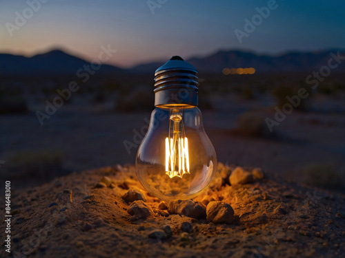 Ampoule désert énergie IA 94