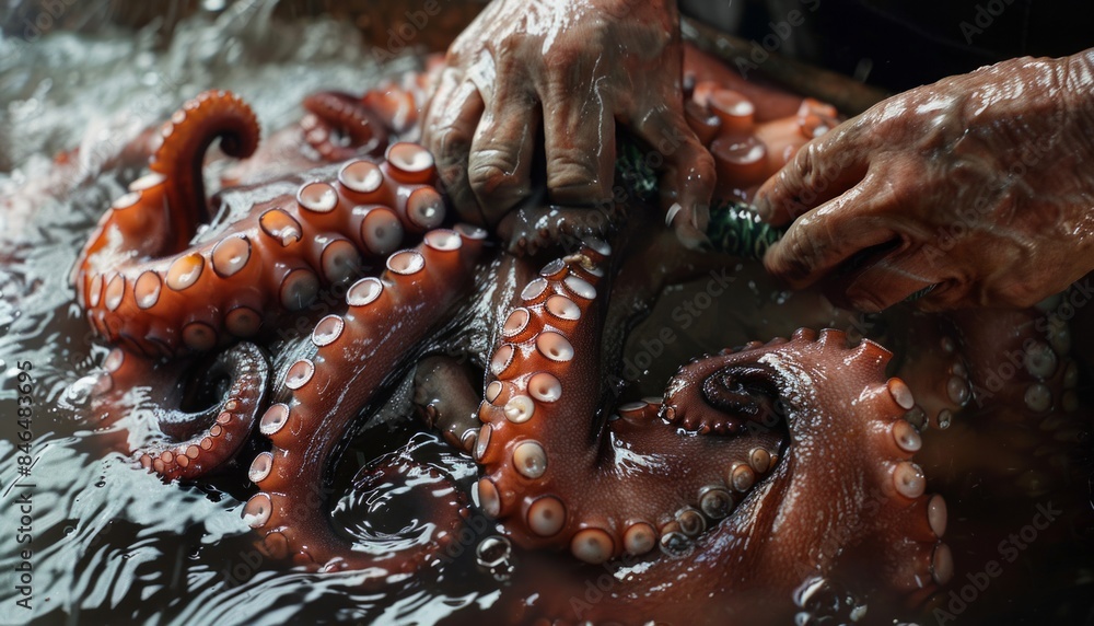 Taming the Octopus: A Fisherman's Technique for Softening and Savoring Raw Tentacles Taming the Octopus: A Fisherman's Technique for Softening and Savoring Raw Tentacles