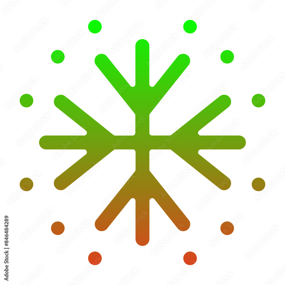 Obraz premium Snowflake Icon