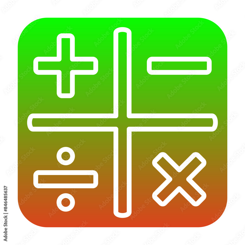 Fototapeta premium Calculator Icon
