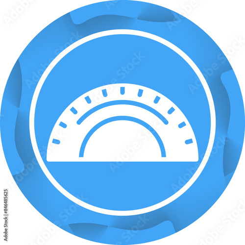 Protractor Vector Icon