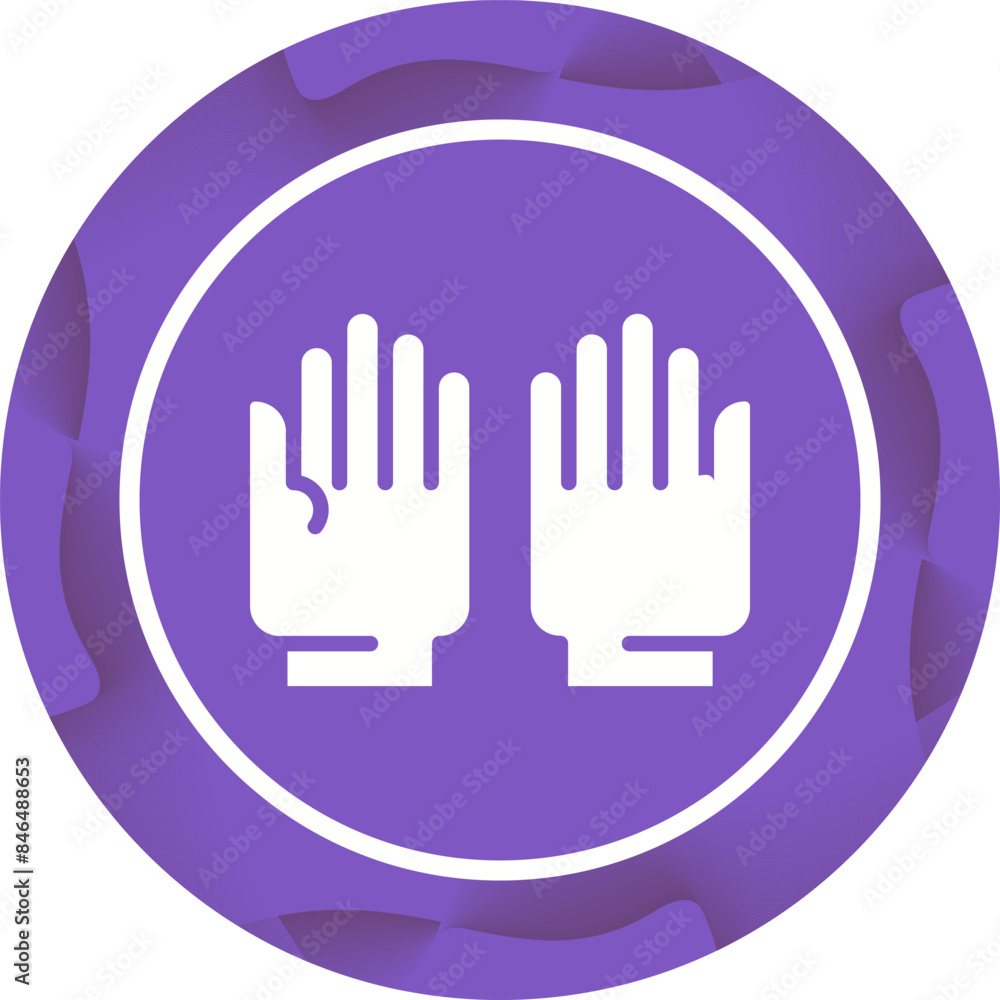 Obraz premium Gloves Vector Icon