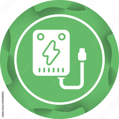 Portable charger Vector Icon