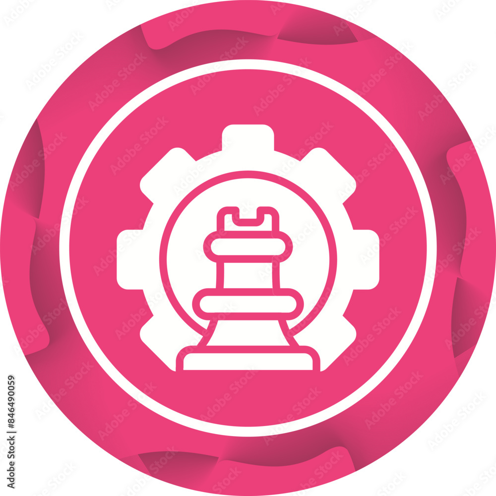 Data Strategy Vector Icon Data Strategy Vector Icon