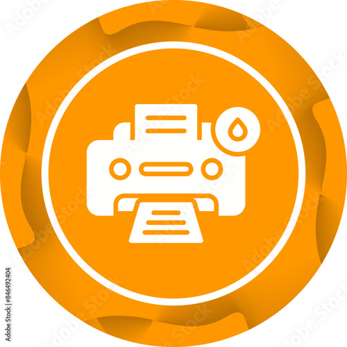 Inkjet Printer Vector Icon