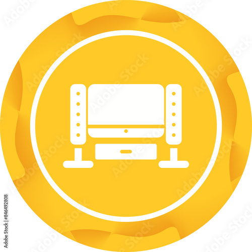 Home Theater System Vector Icon