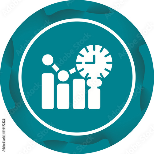 Sales Forecasting Vector Icon