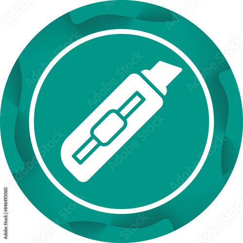 Utility knife Vector Icon