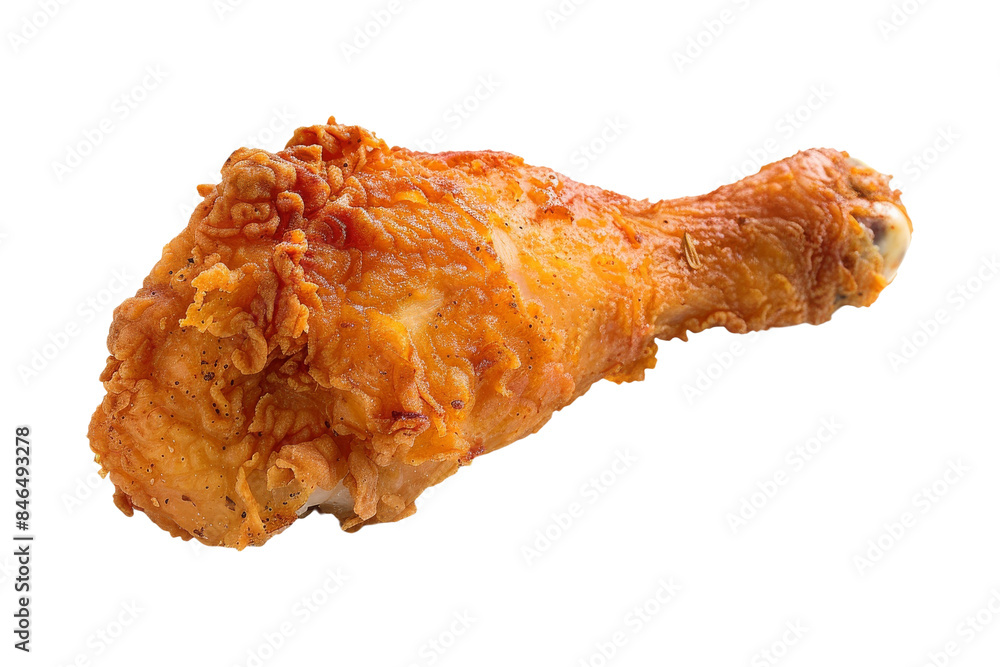 Fried chicken drumsticks on transparent background Fried chicken drumsticks on transparent background