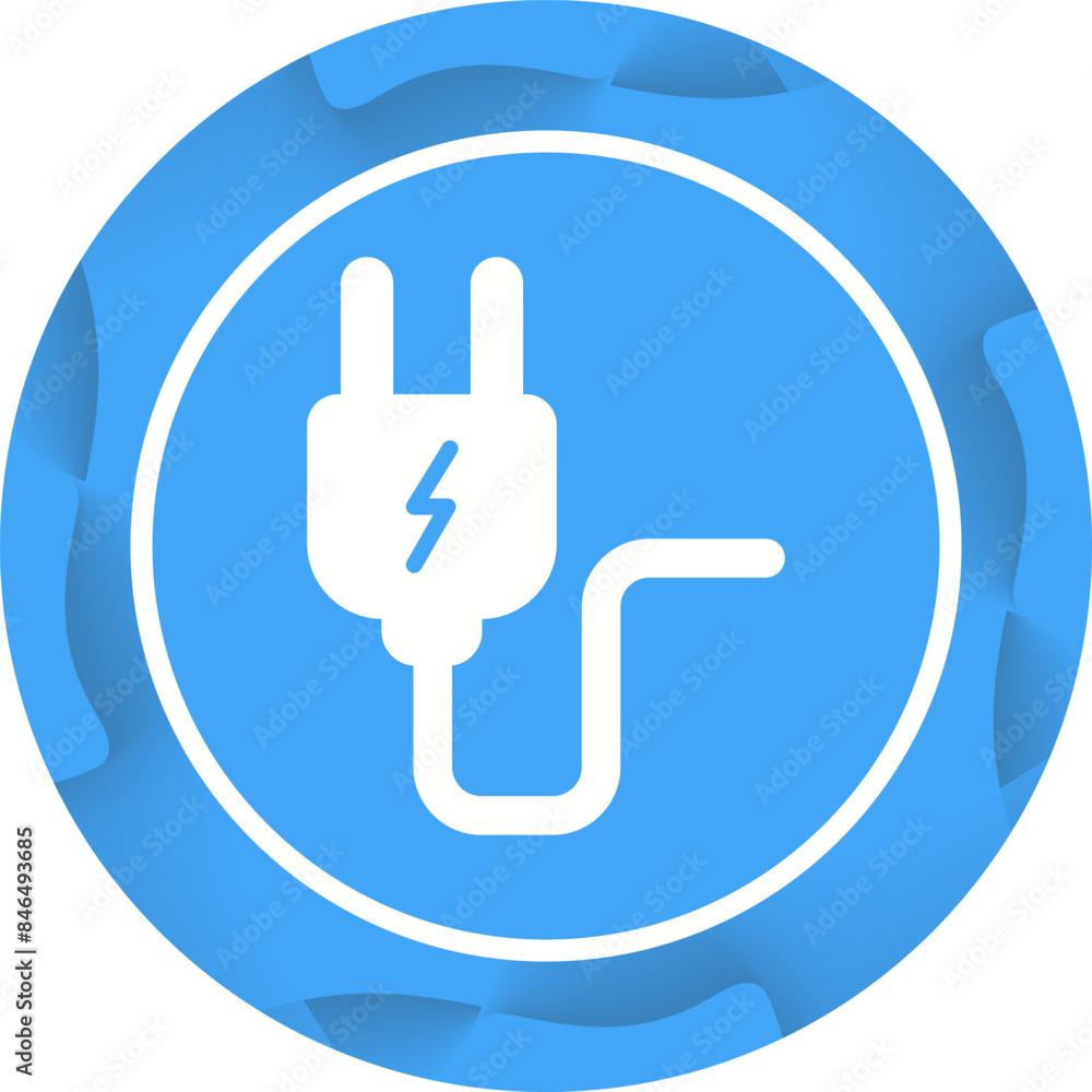 Power Cable Vector Icon Power Cable Vector Icon