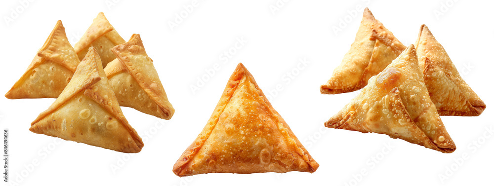 Samosas on transparent background Samosas on transparent background
