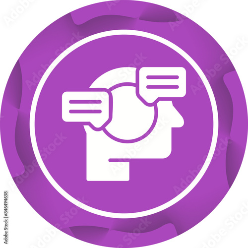 Natural Language Processin Vector Icon