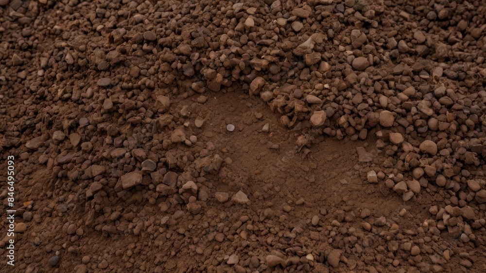 Rough Terrain Dirt Close-Up Rough Terrain Dirt Close-Up