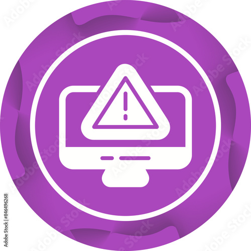 Cyber Danger Vector Icon