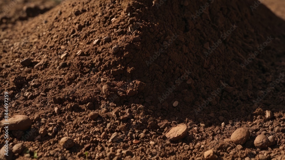 Textured fertile soil as background. Gardening season Textured fertile soil as background. Gardening season