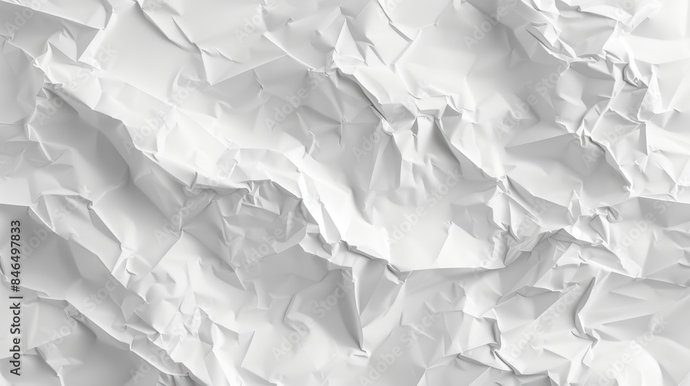 High-resolution image of crumpled white paper texture, ideal for backgrounds, design projects, or creative concepts. High-resolution image of crumpled white paper texture, ideal for backgrounds, design projects, or creative concepts.