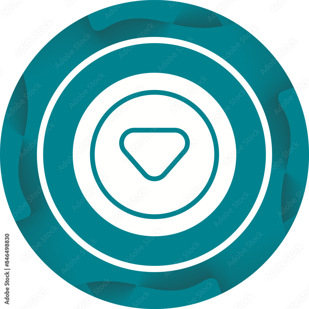 Caret Down Vector Icon Caret Down Vector Icon