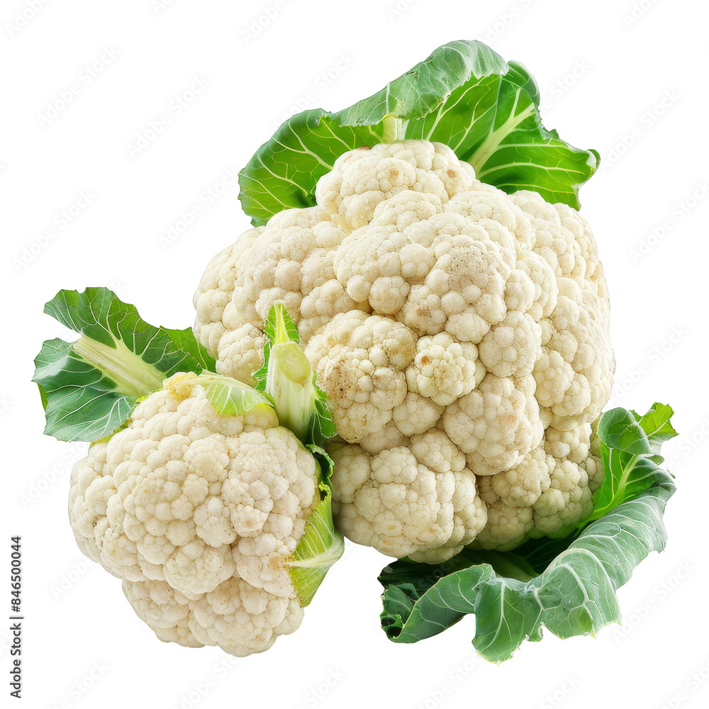 Cauliflower Isolated on a Transparent Background Cauliflower Isolated on a Transparent Background