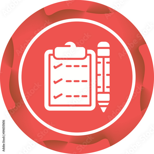 Writing pad Vector Icon