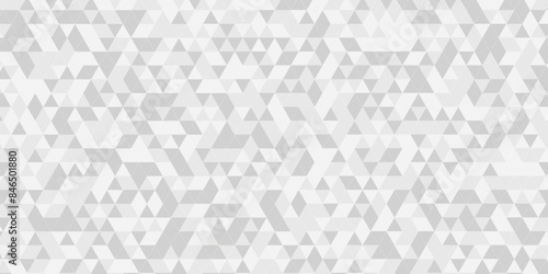 Seamless geometric pattern square shapes low polygon backdrop background. Abstract geometric wall tile and metal cube background triangle wallpaper. Gray and white polygonal background.