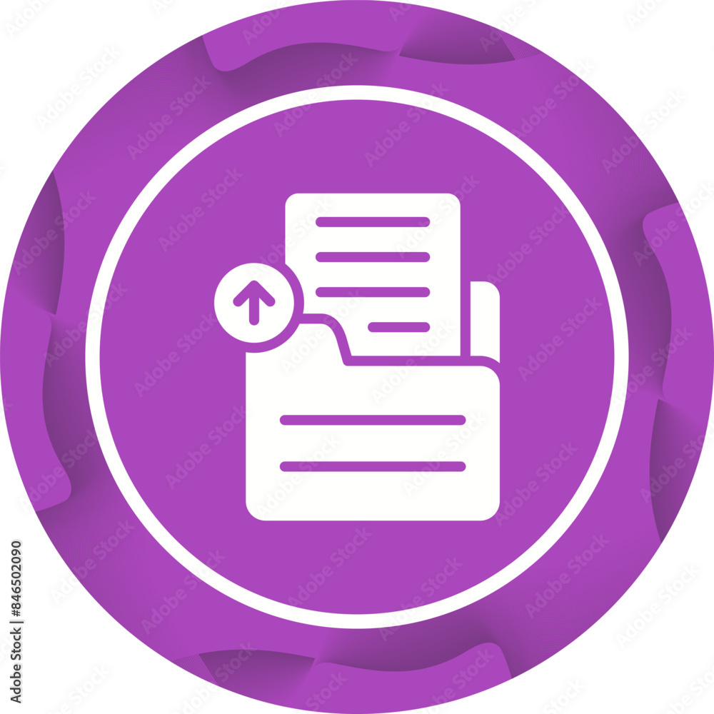 Document Upload Vector Icon Document Upload Vector Icon