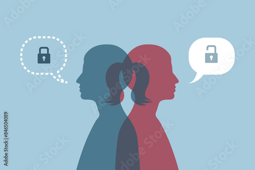 Selective mutism, inability to speak in certain situations.