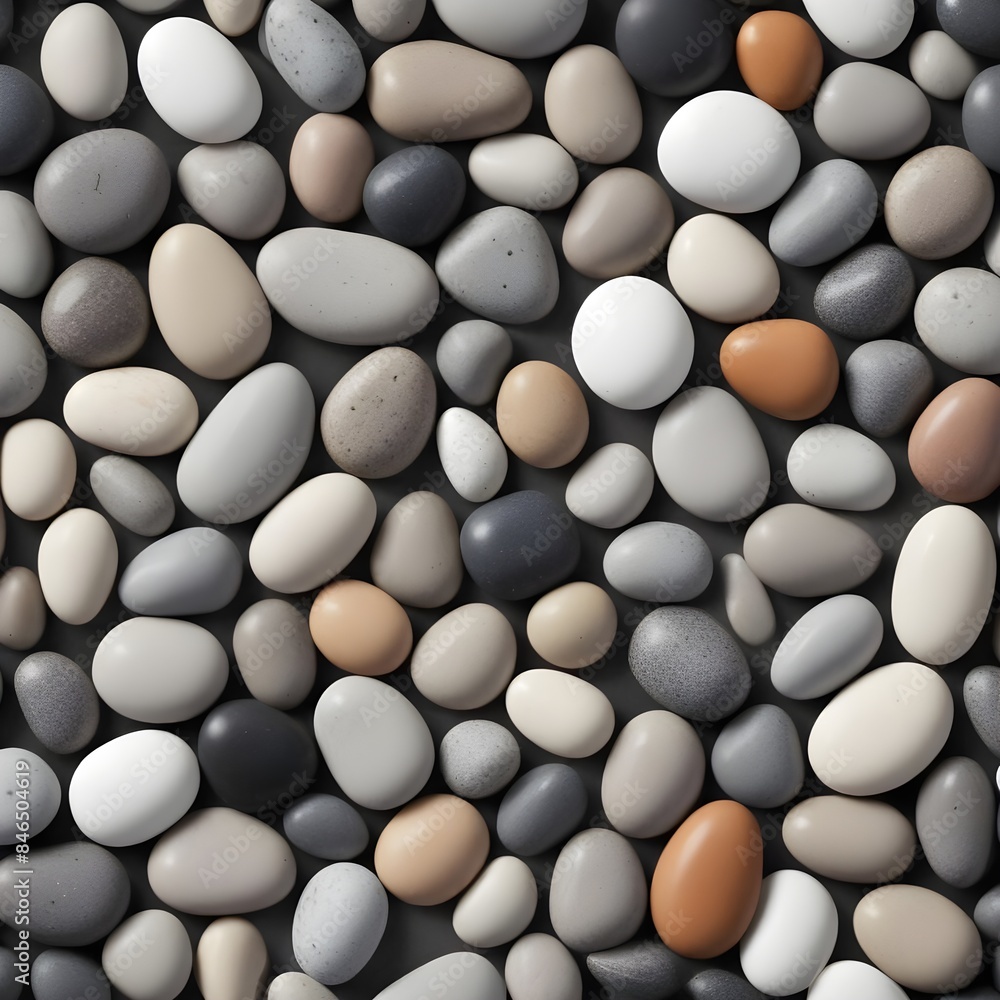 Small stones in shades of gray. Background, abstraction, texture Small stones in shades of gray. Background, abstraction, texture