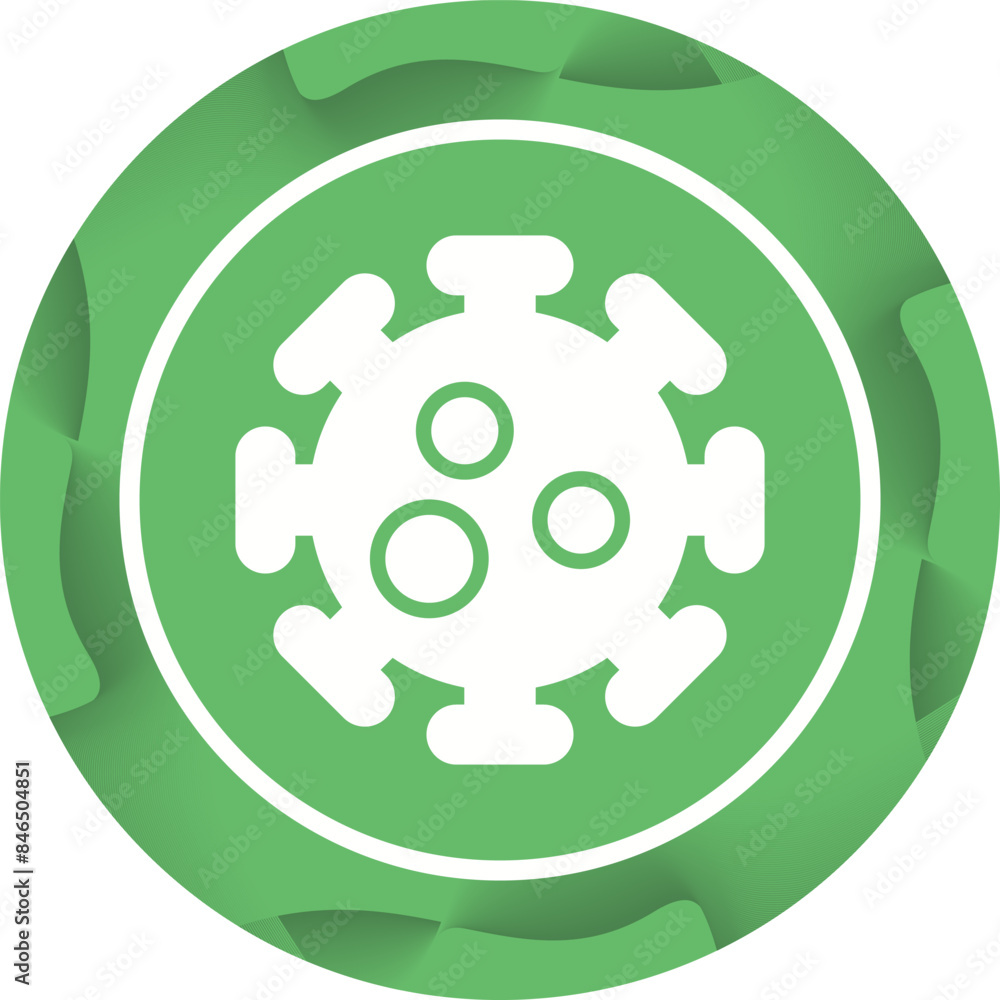 Virus Vector Icon Virus Vector Icon