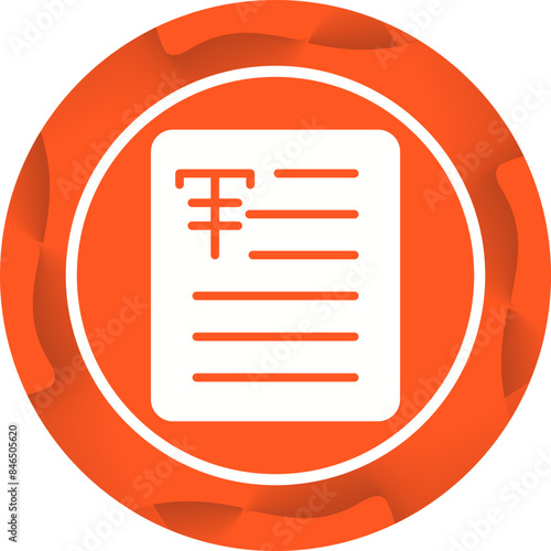 Document Strikethrough Vector Icon