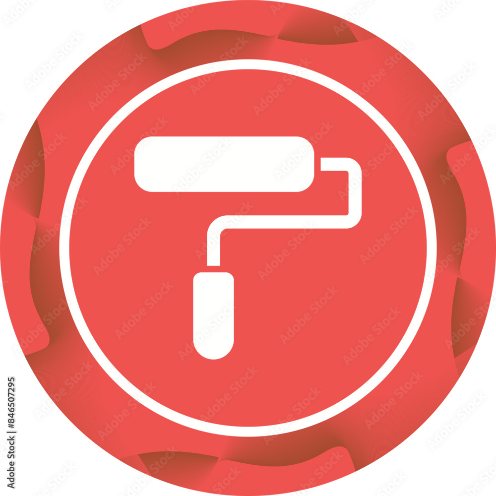 Roller Vector Icon Roller Vector Icon