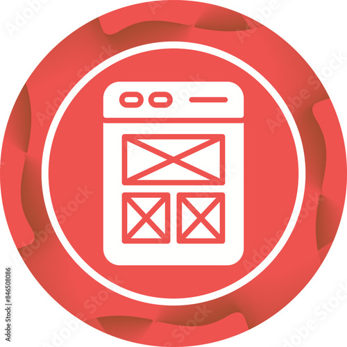 Wireframing Vector Icon