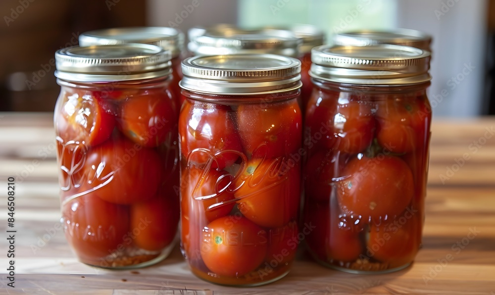 Canned plum tomatoes, Generative AI Canned plum tomatoes, Generative AI