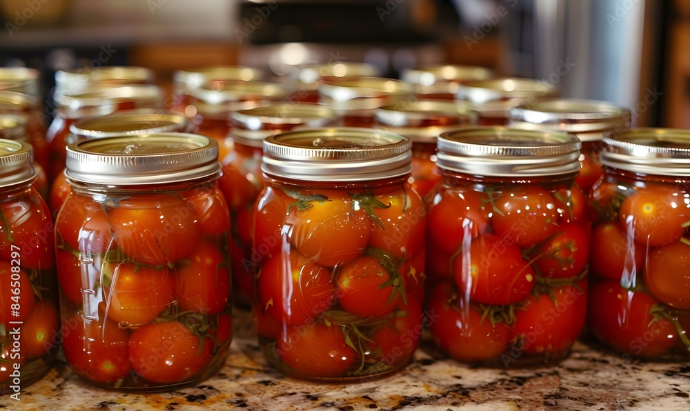 Canned plum tomatoes, Generative AI Canned plum tomatoes, Generative AI