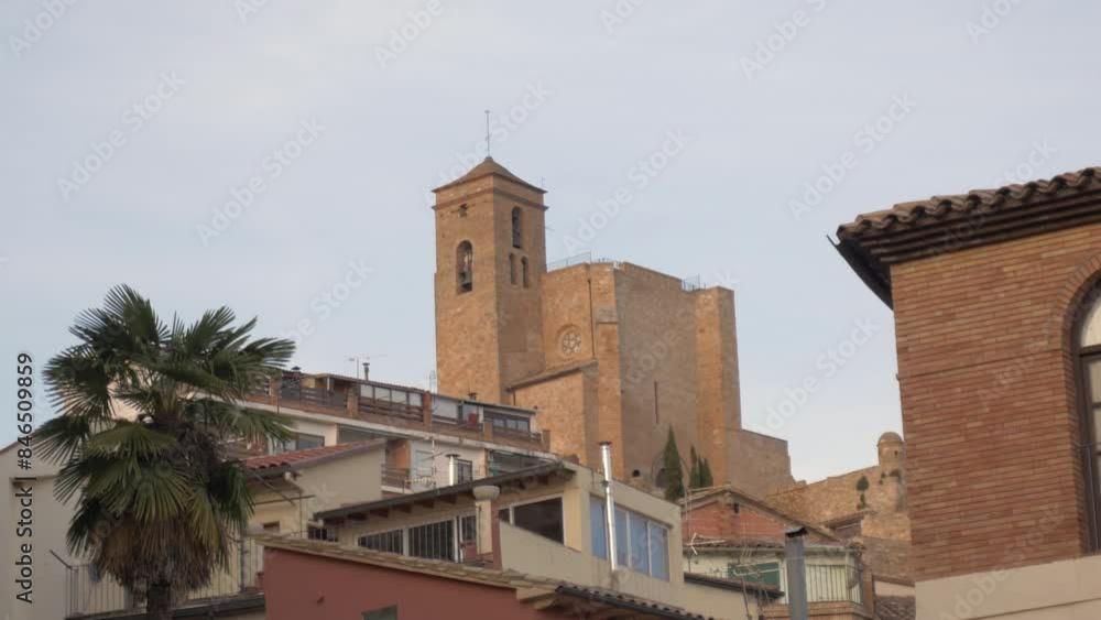 Benabarre medieval castle in Aragon, Spain, Europe in a summer afternoon at golden hour Benabarre medieval castle in Aragon, Spain, Europe in a summer afternoon at golden hour