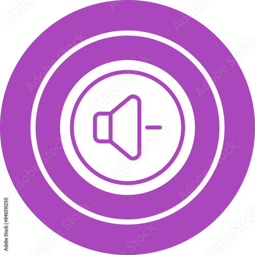 Volume Down Button Vector Icon